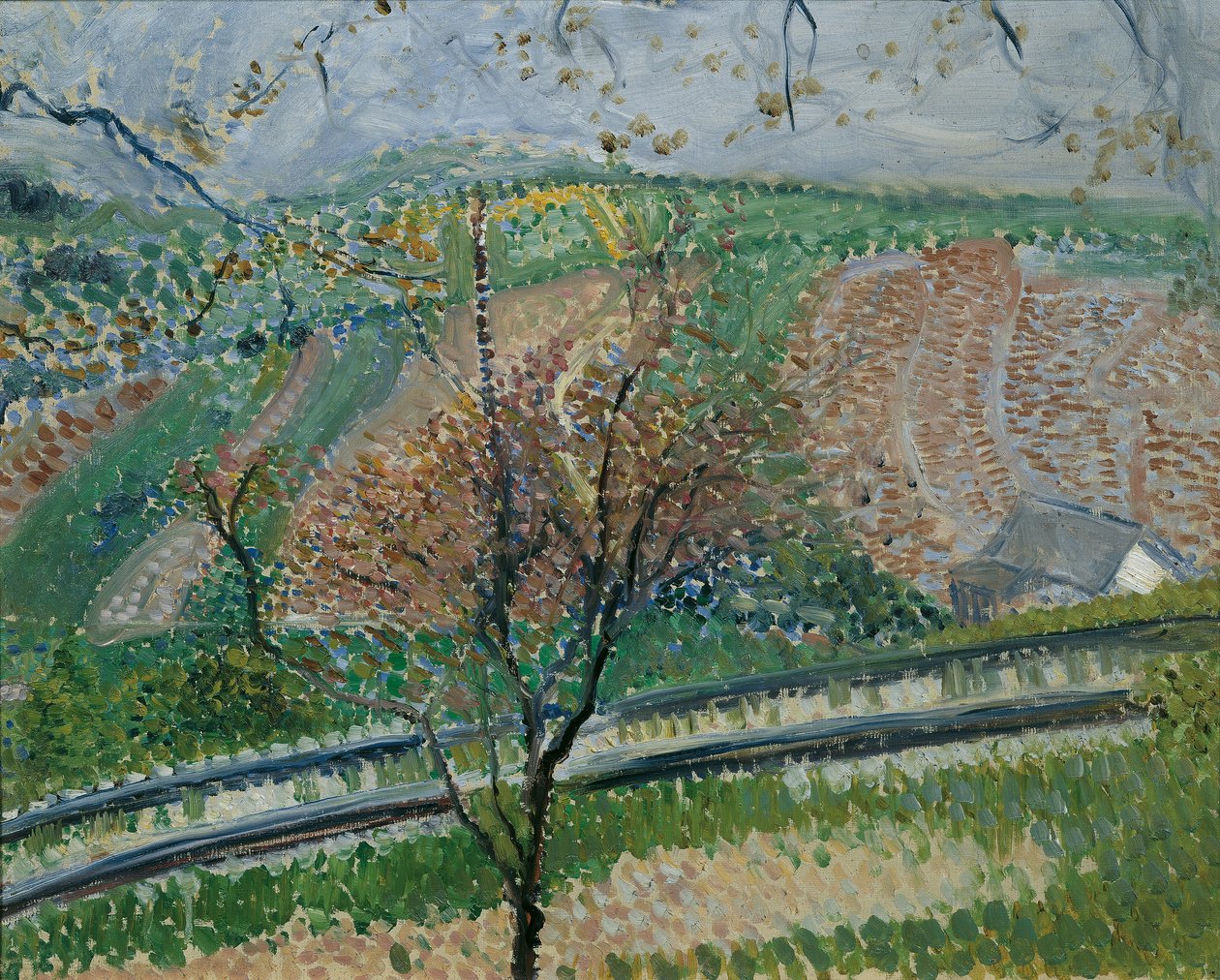Trasa kolejki zębatej do Kahlenberg autorstwa Richard Gerstl