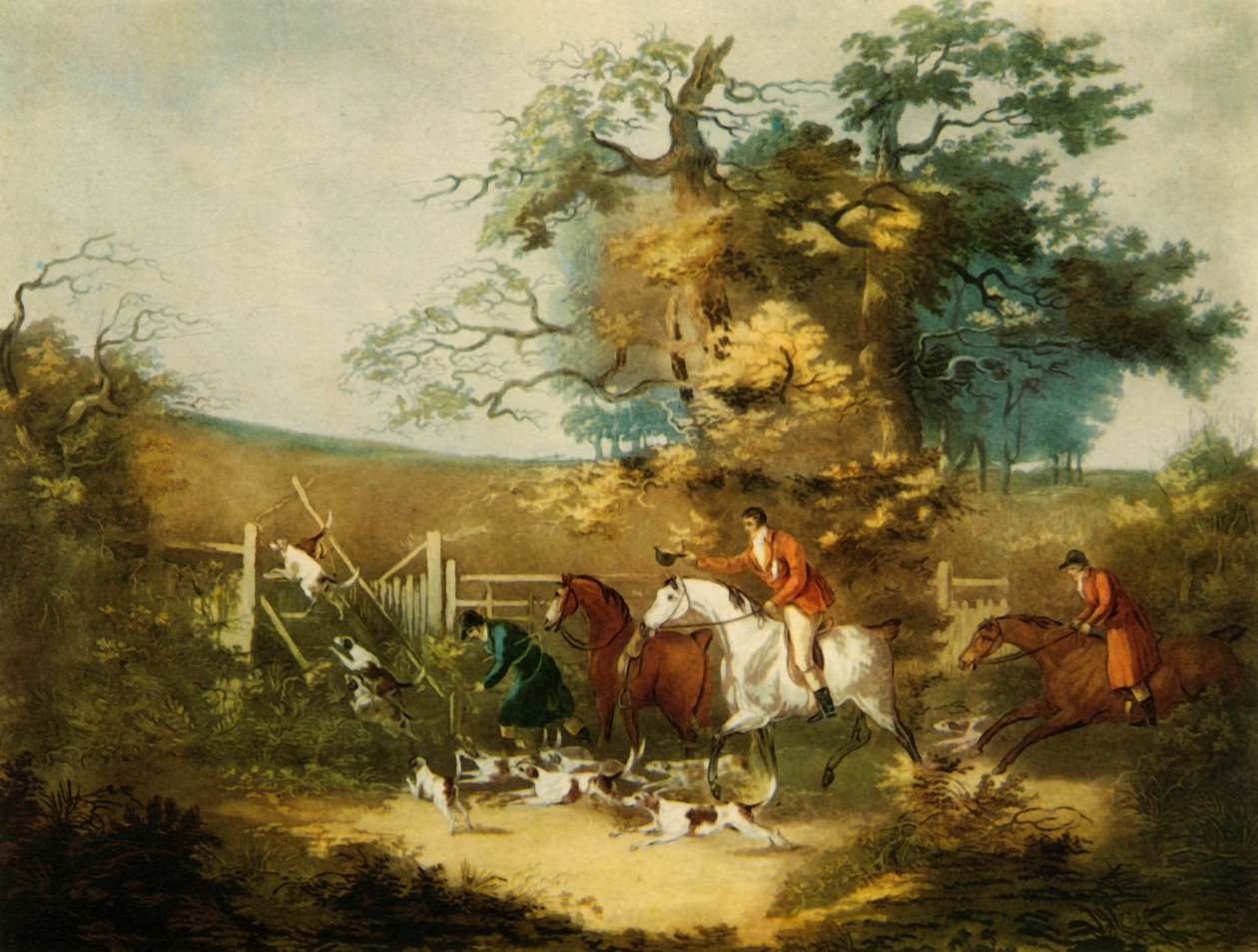 „Polowanie na lisy”, 1806, 1944. autorstwa Richard Gilson Reeve