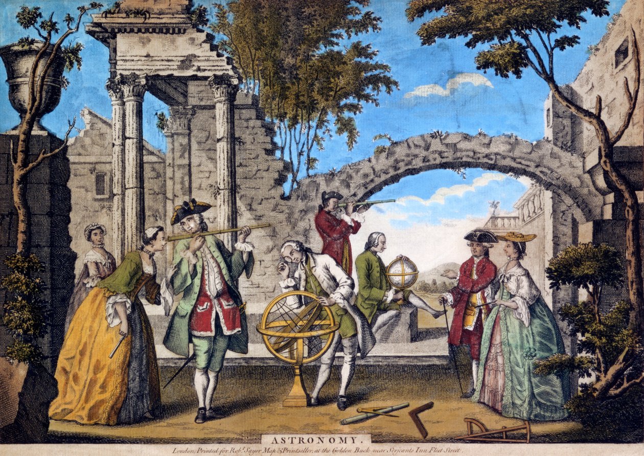 „Astronomia”, ok. 1750 autorstwa Richard Houston