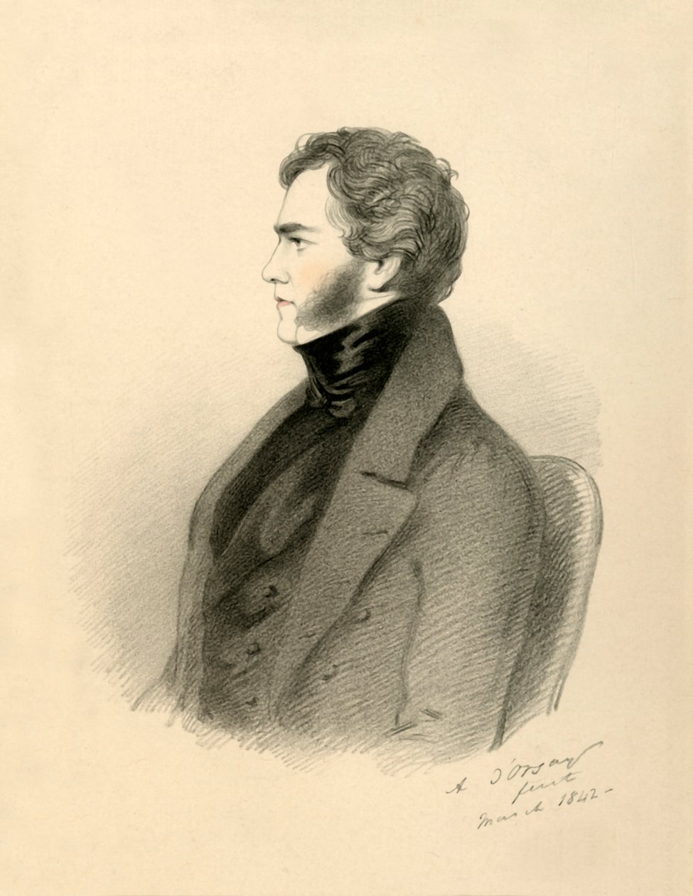 Admirał Rous, 1842. autorstwa Richard James Lane