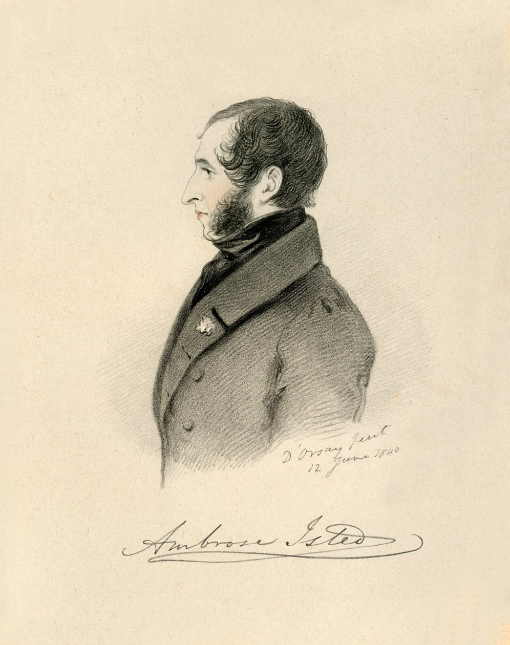 Ambroży Isted, 1840. autorstwa Richard James Lane
