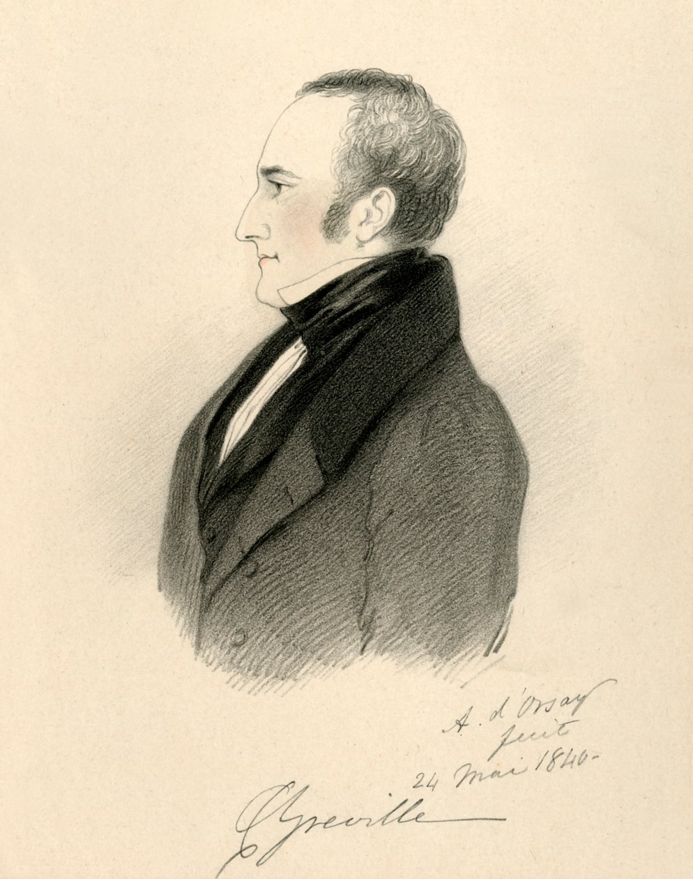 Charles Greville, 1840. autorstwa Richard James Lane