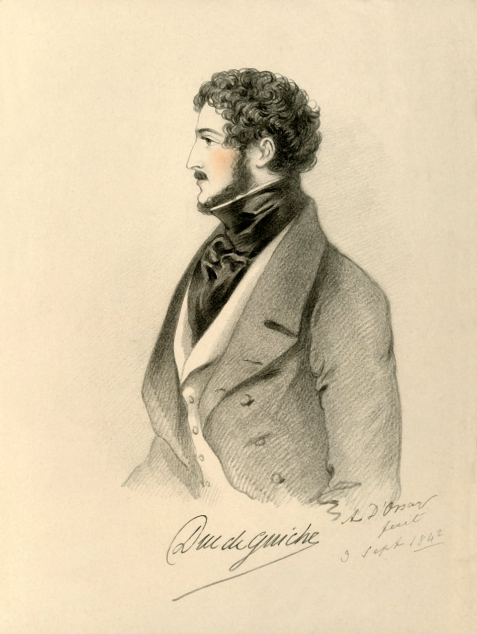 Książę Guiche, 1842. autorstwa Richard James Lane