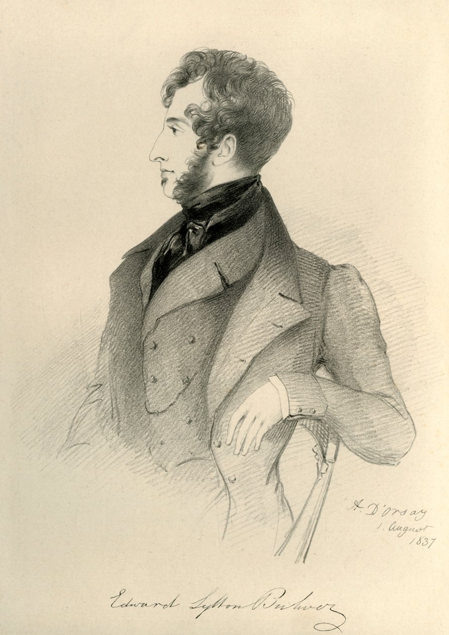 Edward Lytton Bulwer, 1837. autorstwa Richard James Lane
