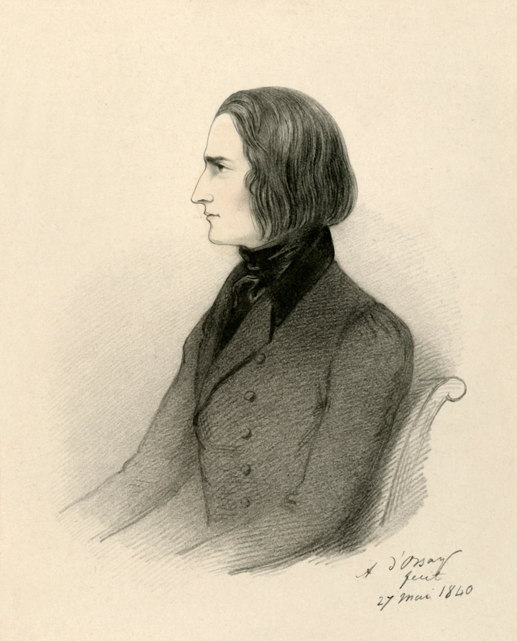 F. Liszta, 1840. autorstwa Richard James Lane