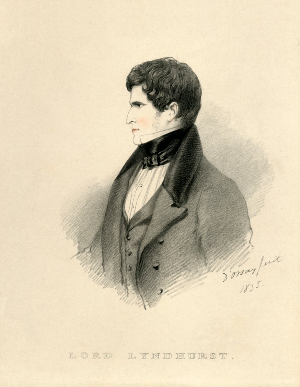 Lord Lyndhurst, 1835. autorstwa Richard James Lane