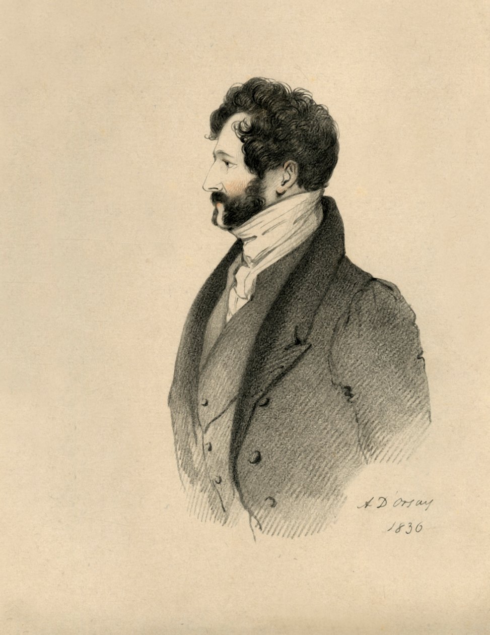 Czcigodny Lincoln Stanhope, 1836. autorstwa Richard James Lane