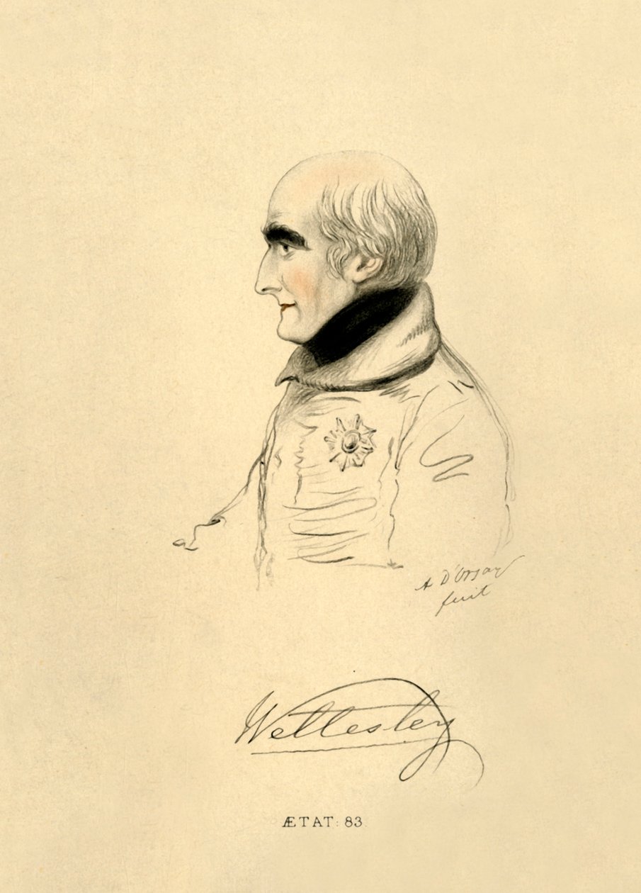 Markiz Wellesley, 1833. autorstwa Richard James Lane