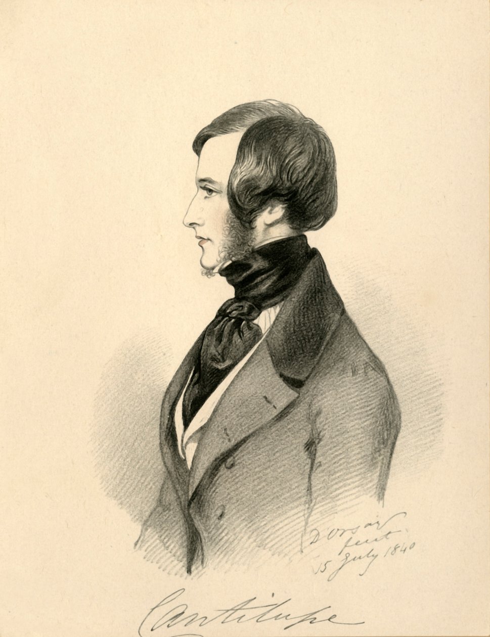 Wicehrabia Cantilupe, 1840. autorstwa Richard James Lane