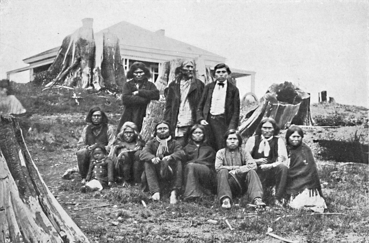 Indianie z rzeki Fraser, Kolumbia Brytyjska, Kanada, 1912 r autorstwa Richard Maynard
