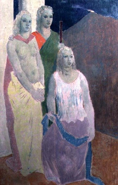 Trzy siostry (olej) autorstwa Richard Norman Shaw