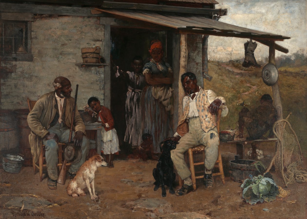 Zamiana psa, 1881. autorstwa Richard Norris Brooke