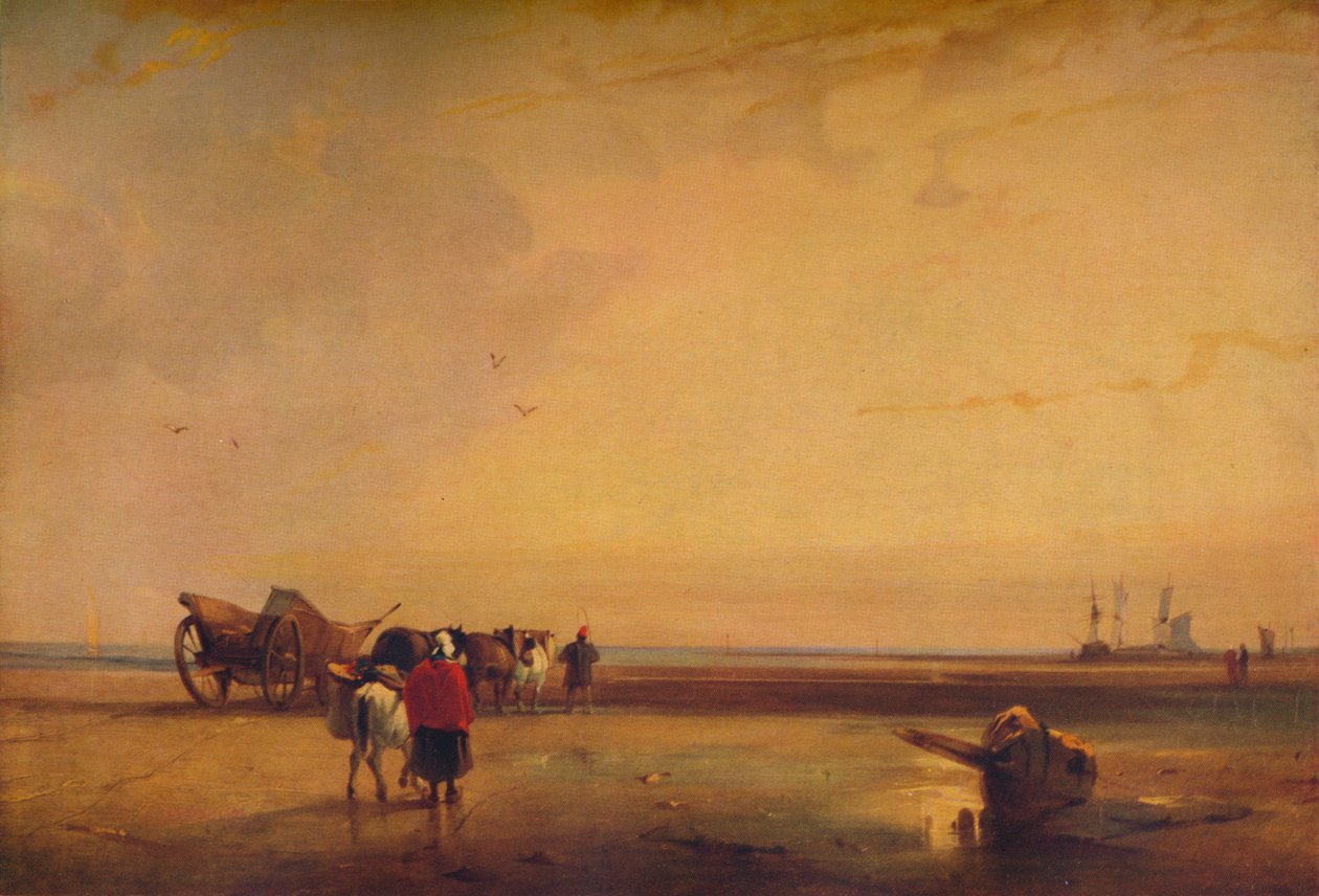 Piaski Bulońskie, 1827 autorstwa Richard Parkes Bonington
