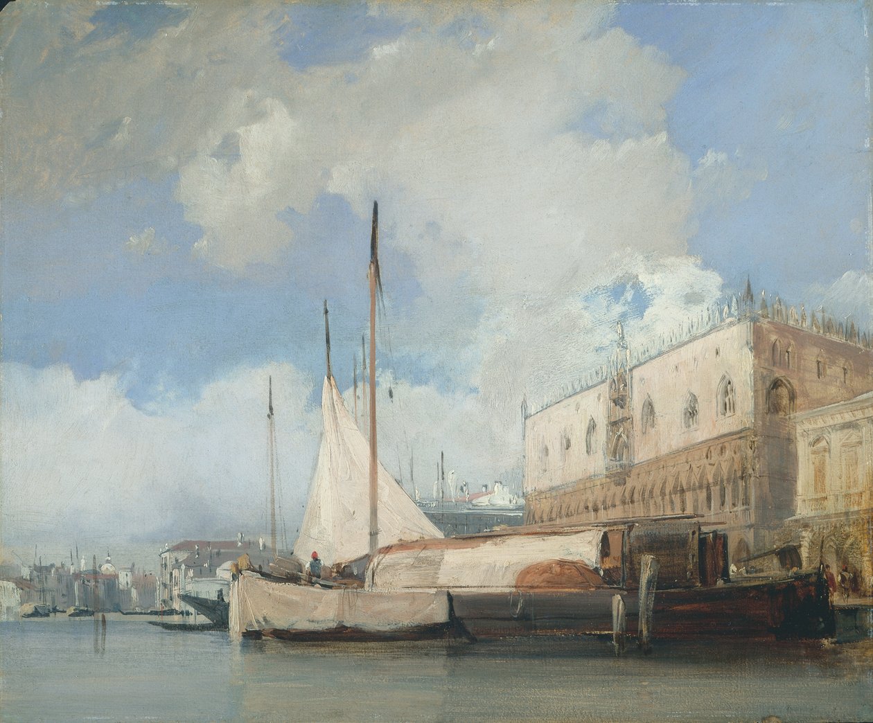 Pałac Dożów, Wenecja autorstwa Richard Parkes Bonington