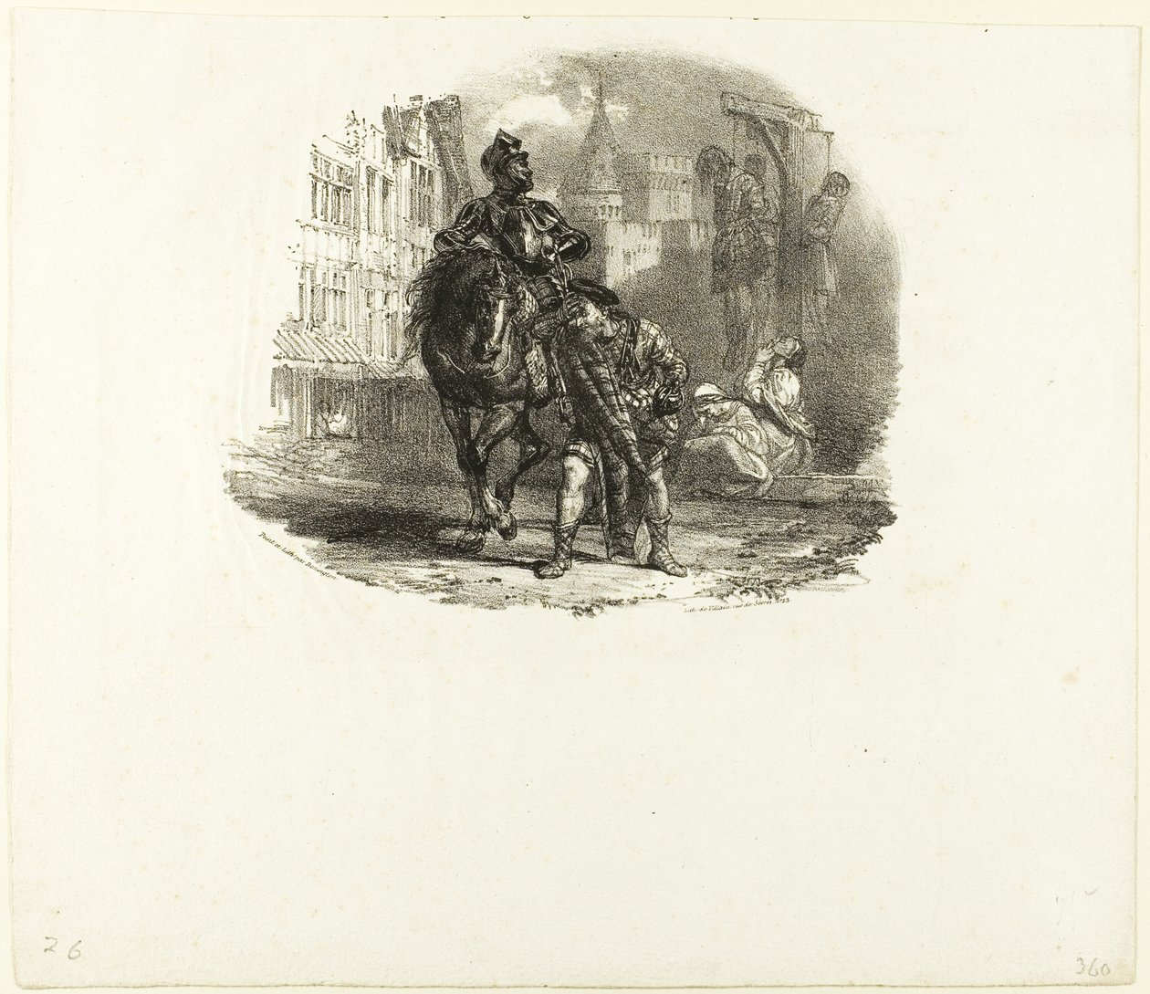Powieszony autorstwa Richard Parkes Bonington
