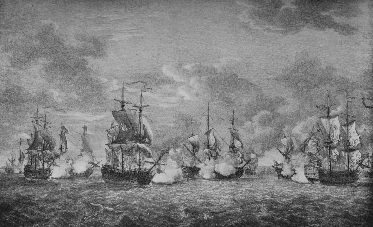 Bitwa pod Cap-Français, c1760 autorstwa Richard Paton