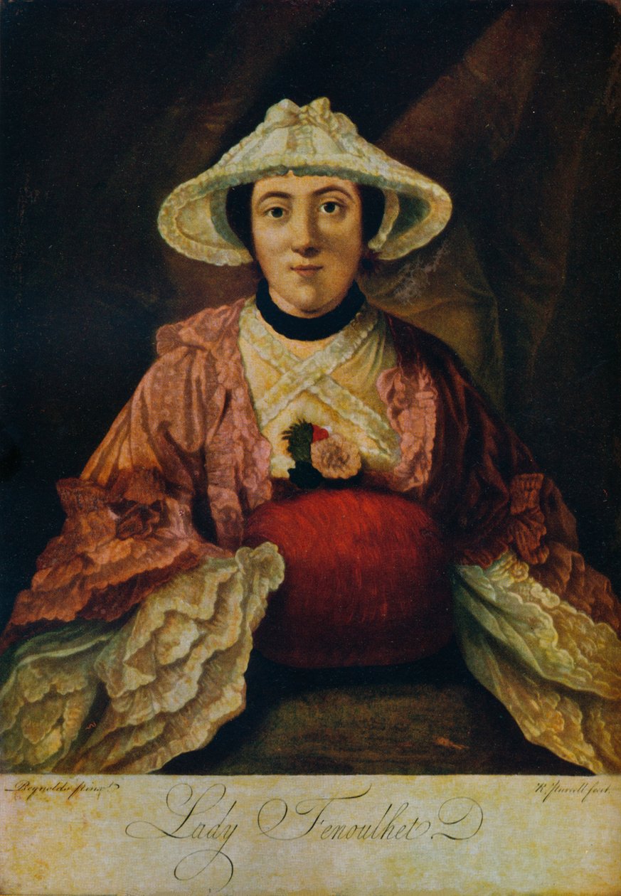 Anna z domu Day, lady Fenoulhet, ok. 1760 r. autorstwa Richard Purcell
