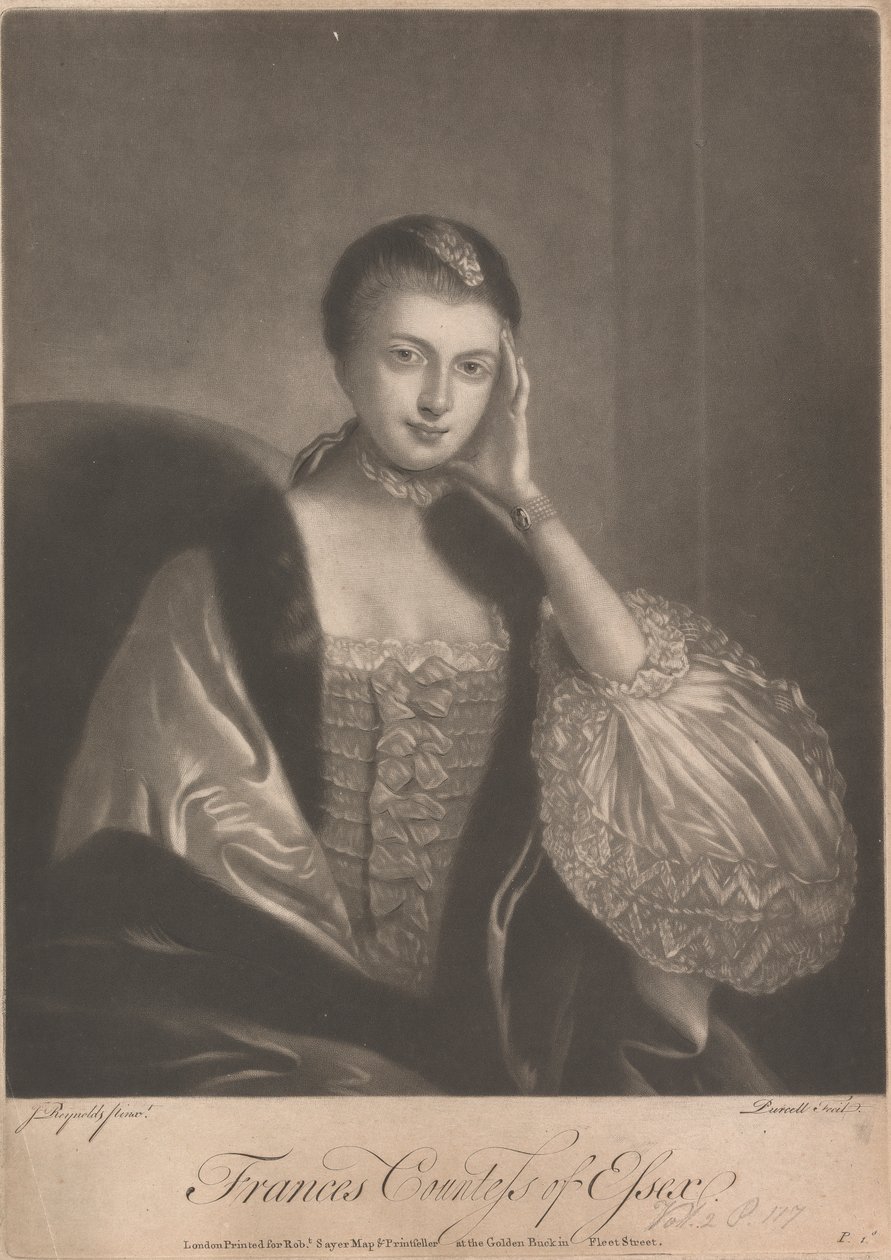 Frances Capell (z domu Hanbury-Williams), hrabina Essex autorstwa Richard Purcell