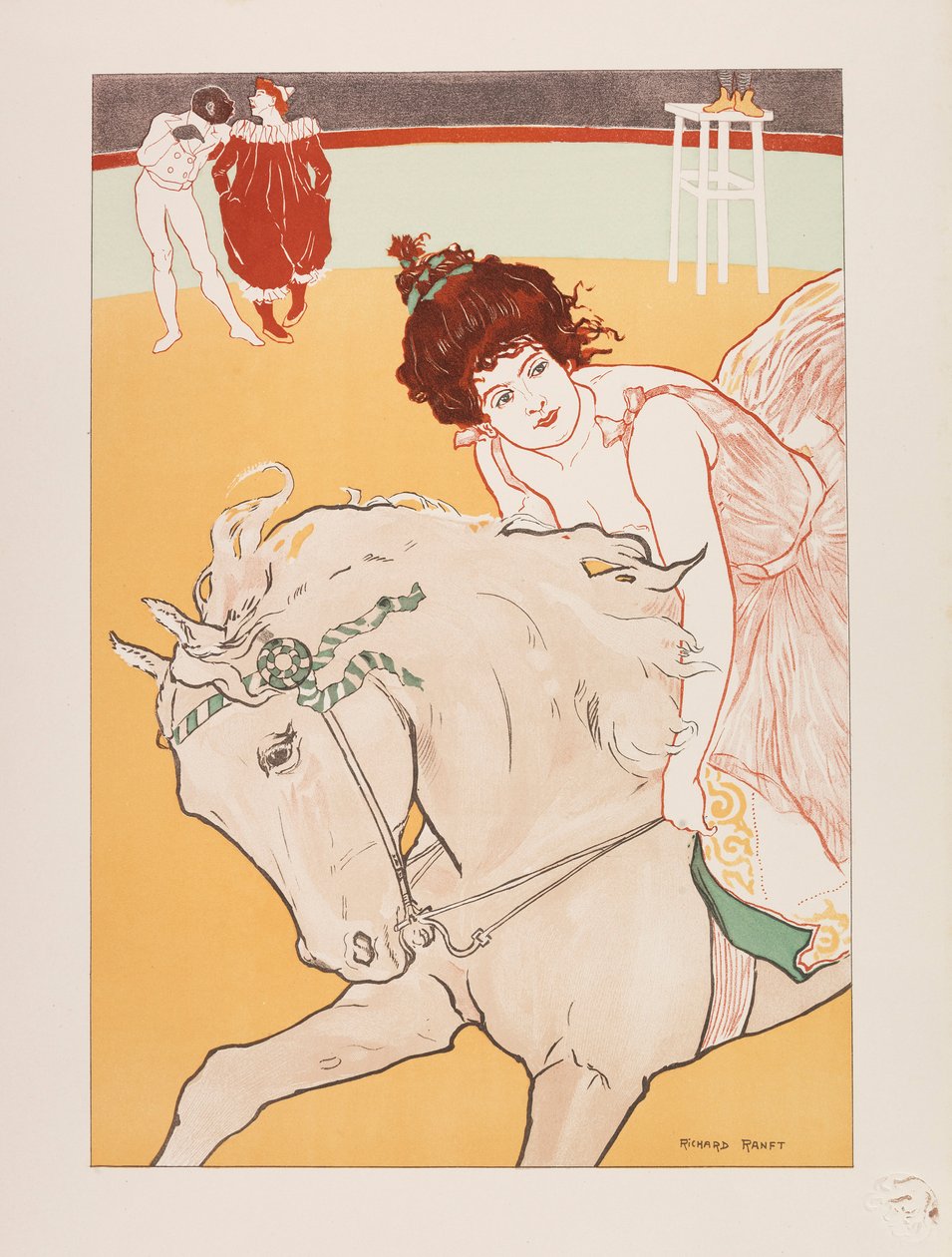 Jeździec, 1898. autorstwa Richard Ranft