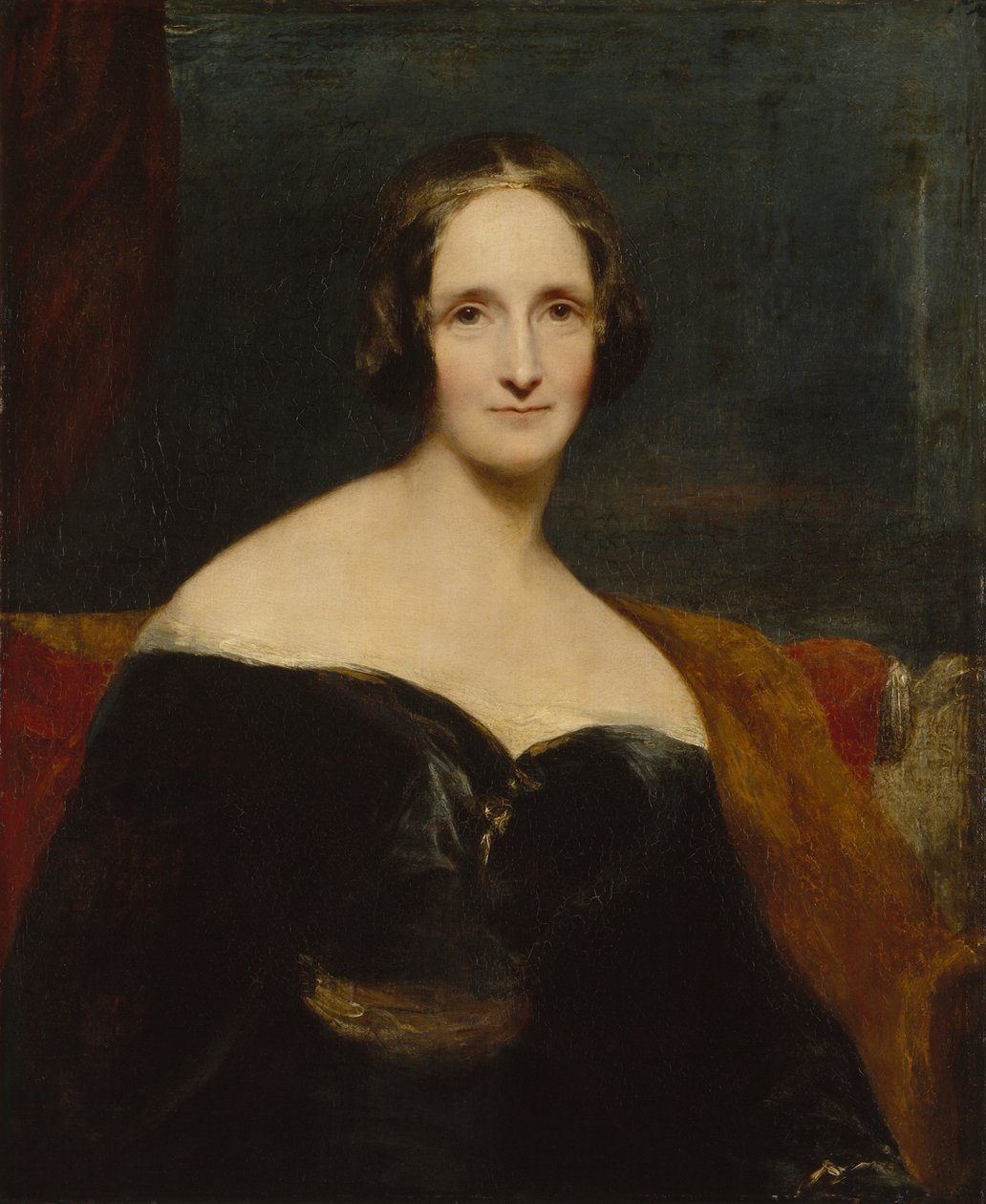 Mary Shelley, 1840 autorstwa Richard Rothwell