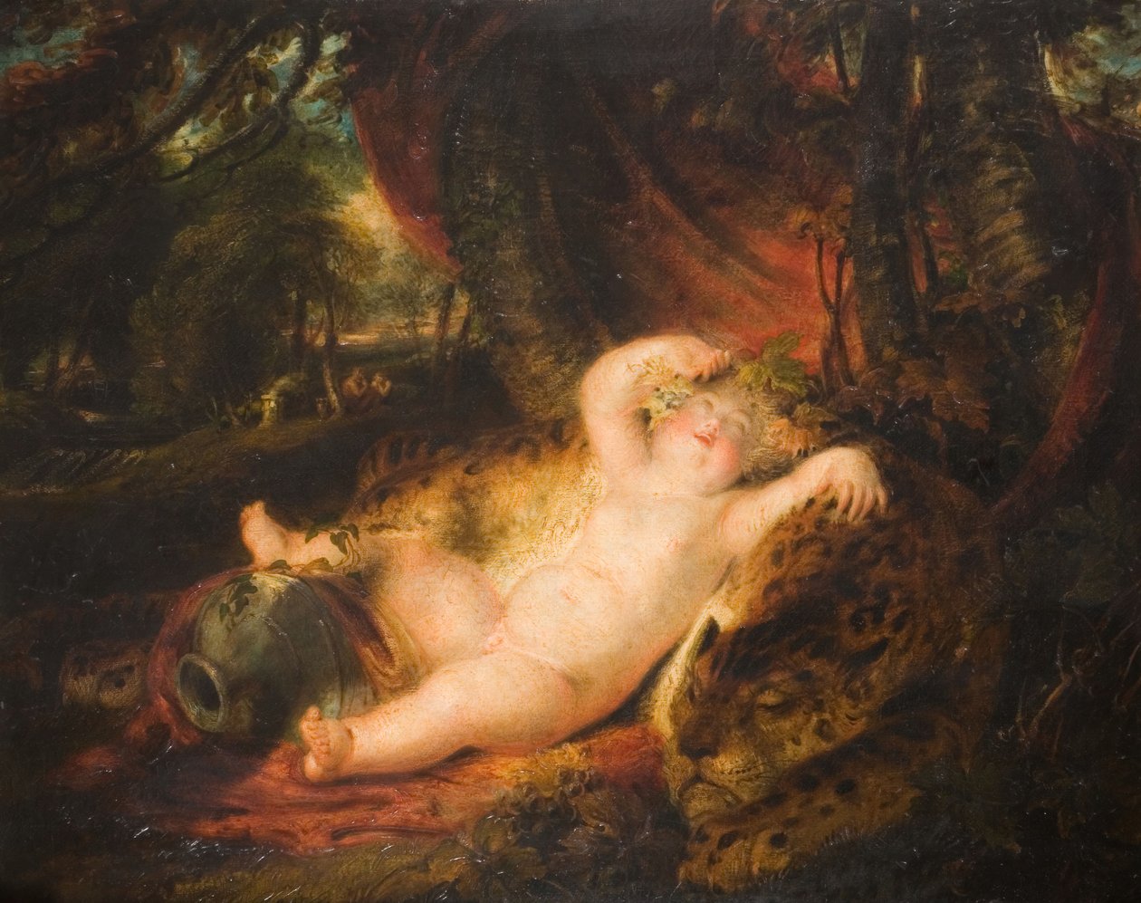 Niemowlę Bachus, 1811. autorstwa Richard Westall