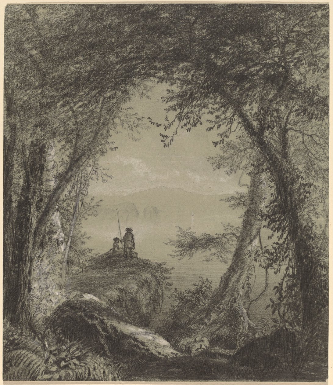 Jezioro George autorstwa Richard William Hubbard