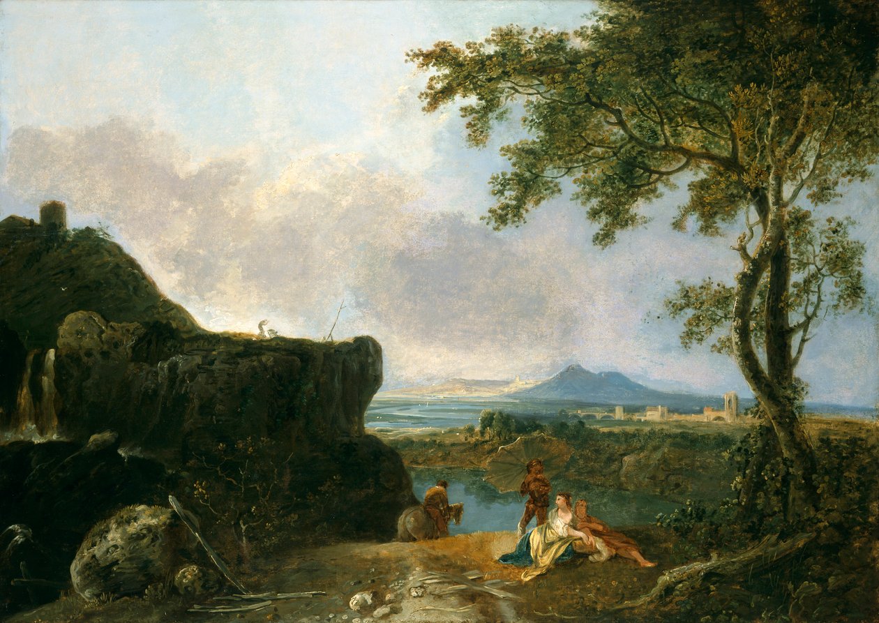 Biały mnich, 1733-1782 autorstwa Richard Wilson