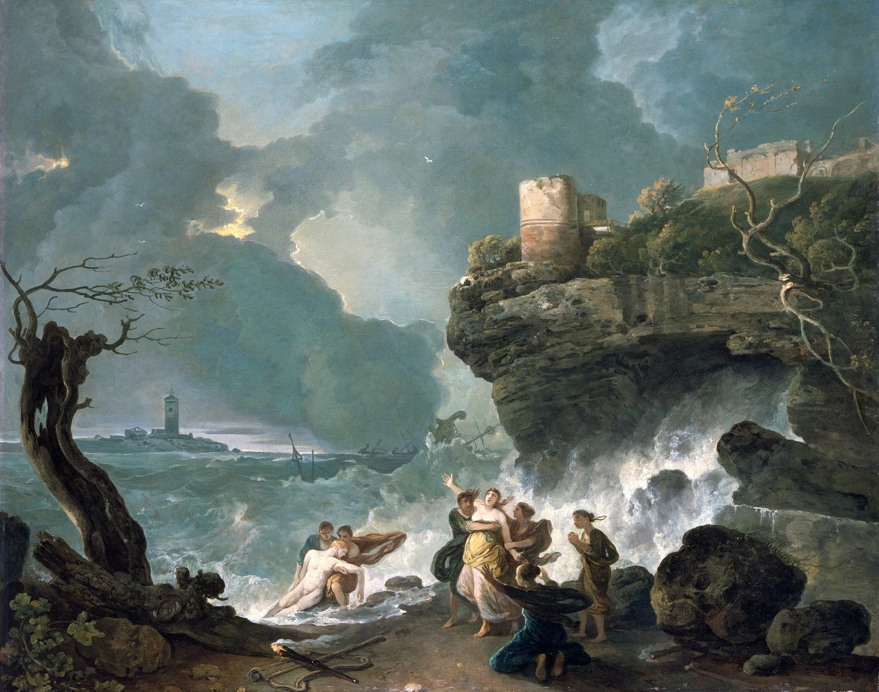 Ceyx i Alcyone, 1768. autorstwa Richard Wilson