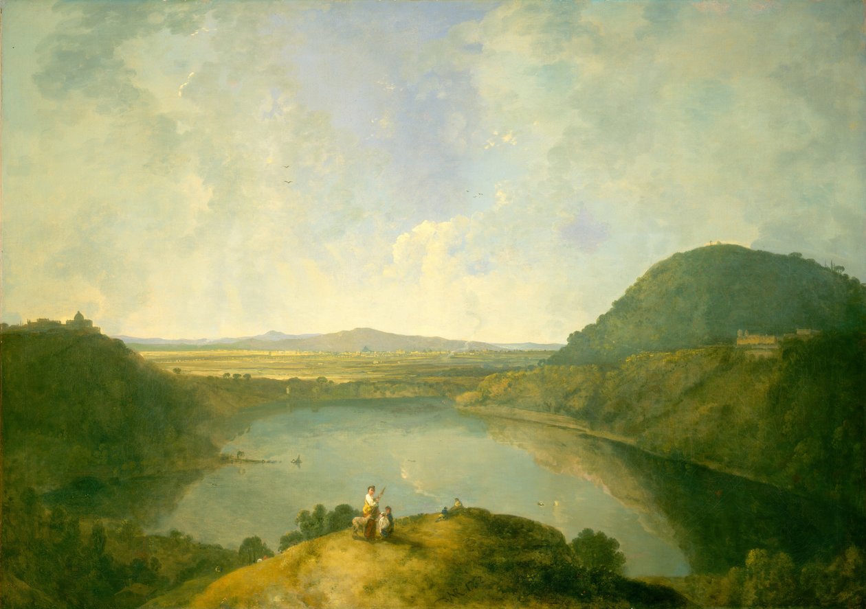 Jezioro Albano, 1762. autorstwa Richard Wilson