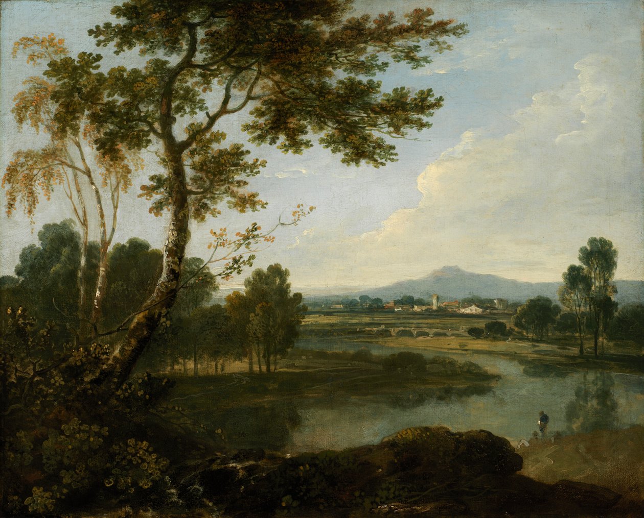 Krajobraz we Włoszech, XVIII wiek. autorstwa Richard Wilson