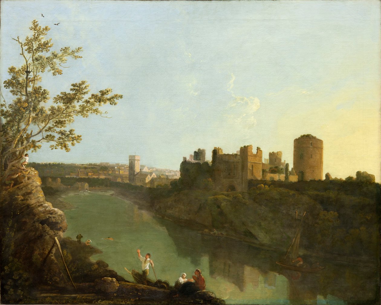 „Miasto i zamek Pembroke”, 1765 autorstwa Richard Wilson