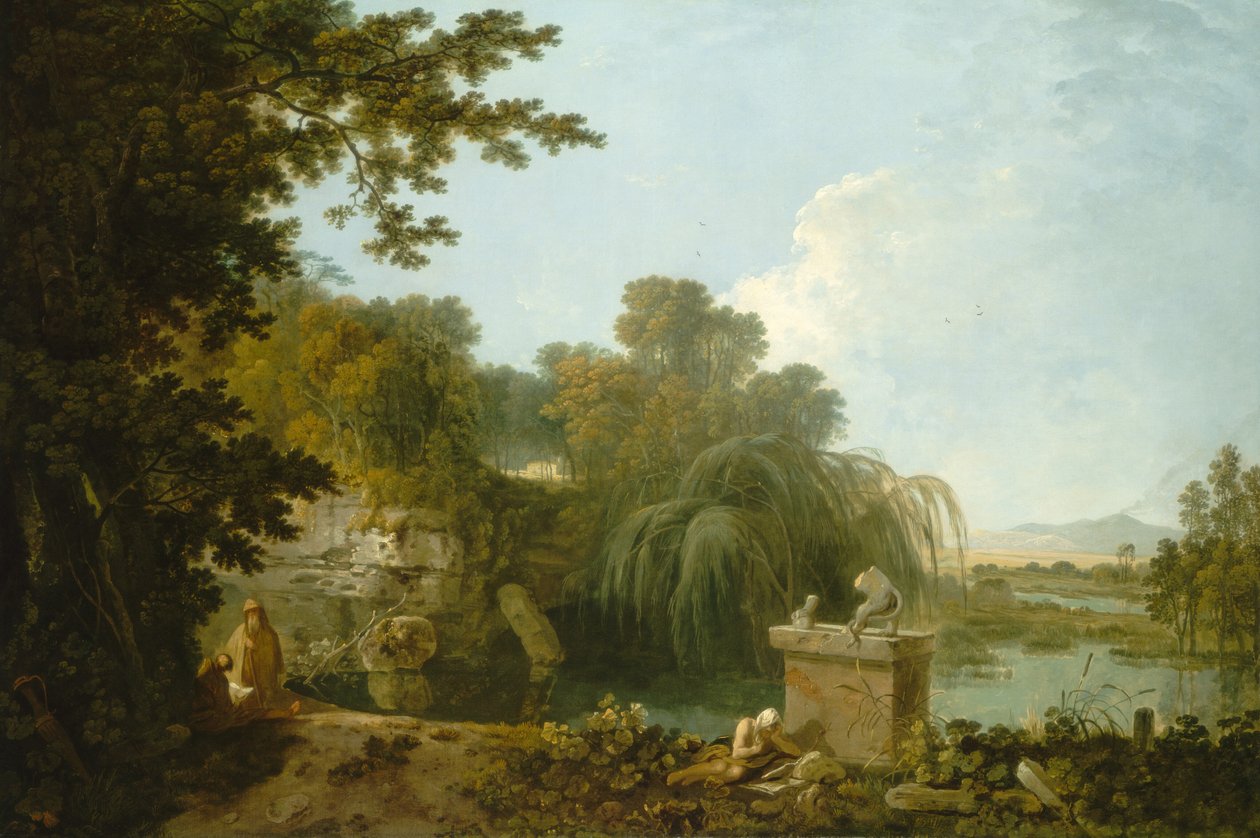 Samotność, ok. 17621770. autorstwa Richard Wilson
