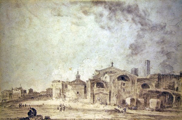 Termy Dioklecjana, Rzym autorstwa Richard Wilson