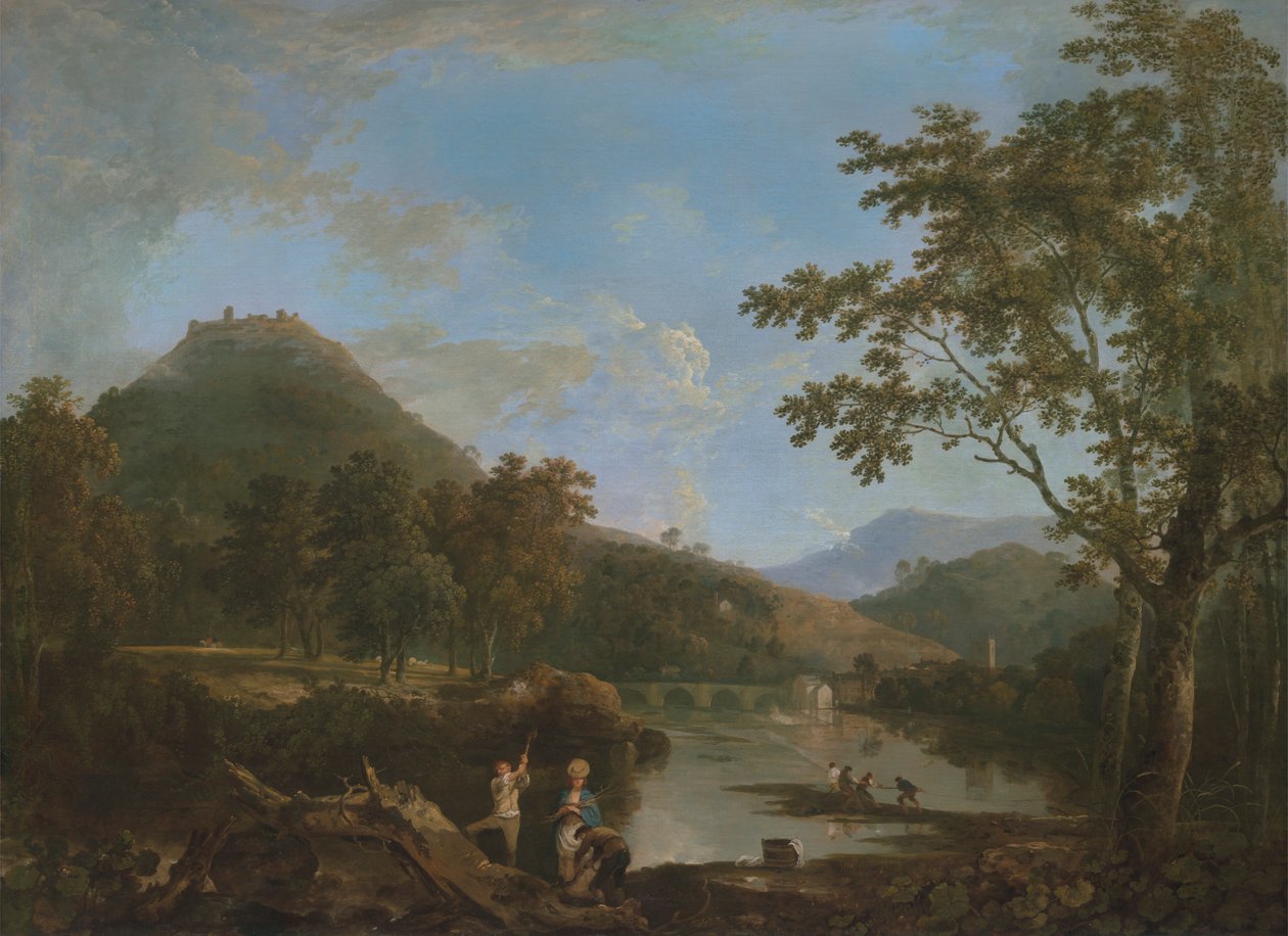 Dinas Bran z Llangollen autorstwa Richard Wilson