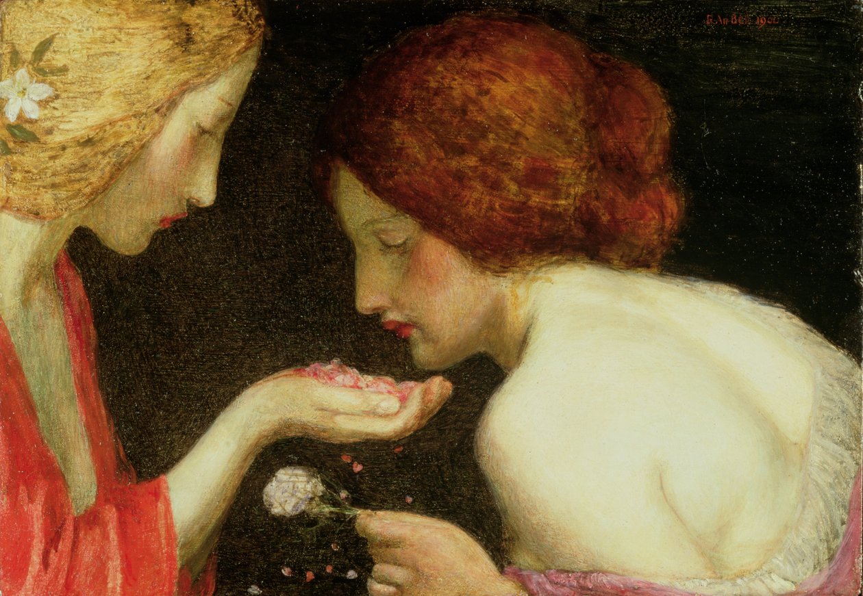 Płatki róż, 1900 autorstwa Robert Anning Bell