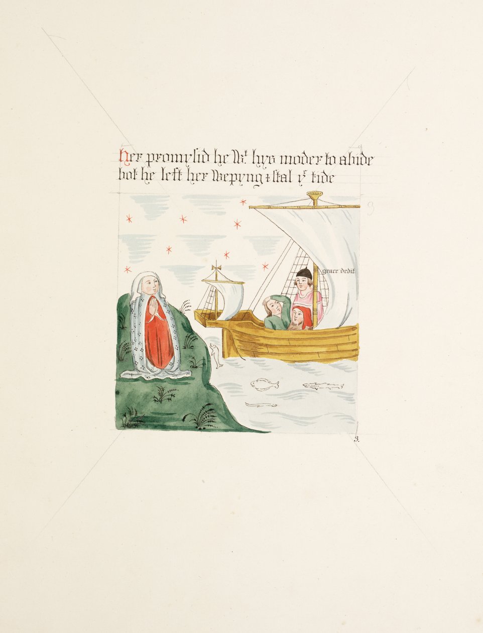 Pani New Coll 380, f12r. Starożytności katedry św. Marii w Carlisle, rys. Robert Carlile, 1795 (pióro i atrament i toaleta na papierze) autorstwa Robert Carlile