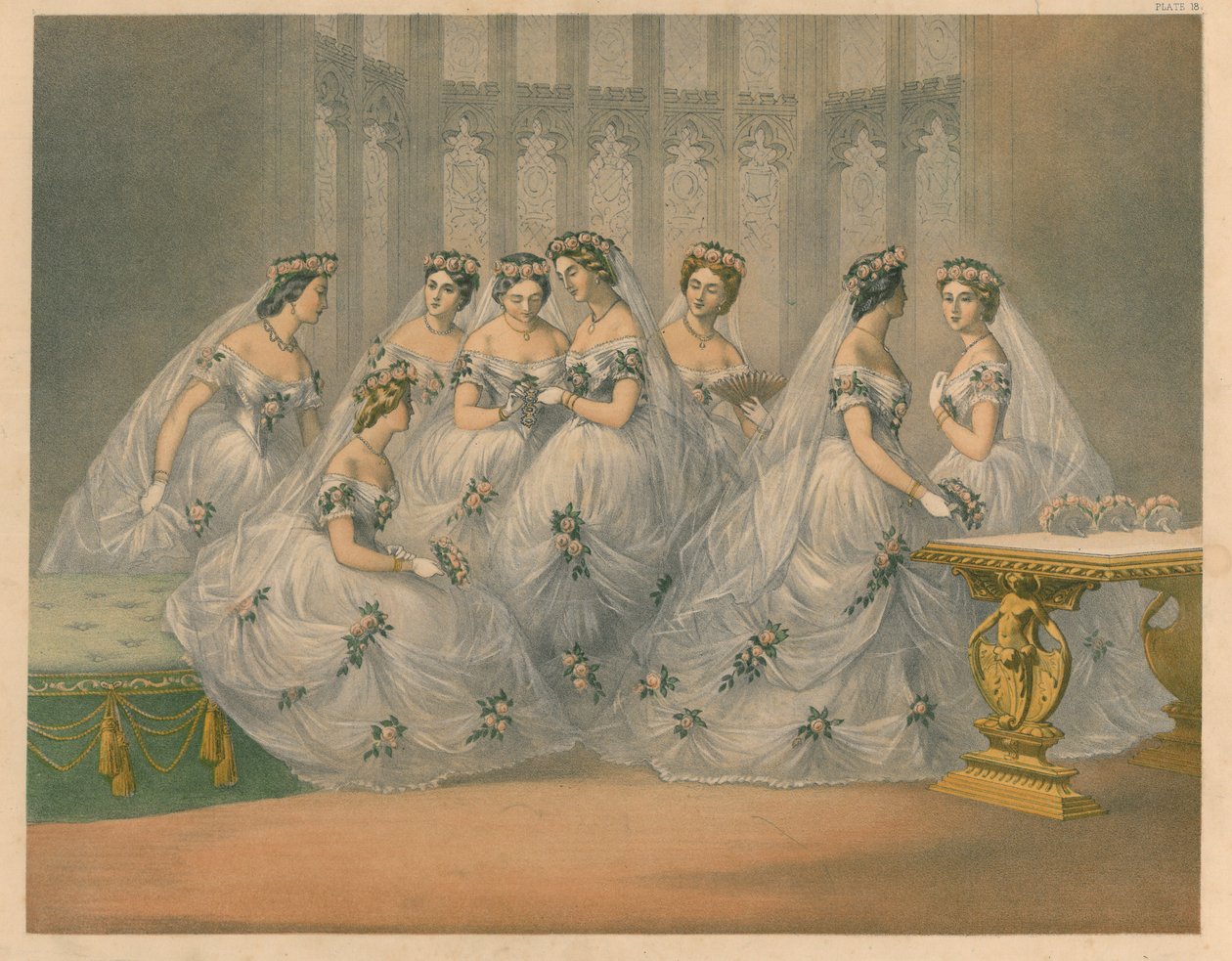 Druhny, 1863 autorstwa Robert Charles Dudley