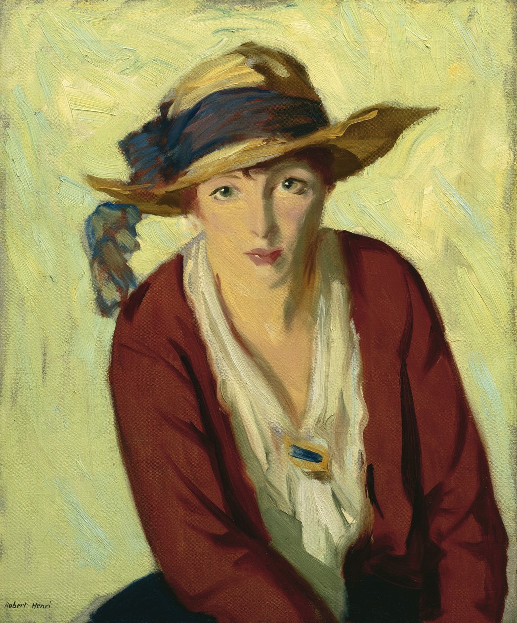Kapelusz Plażowy, 1914 autorstwa Robert Cozad Henri