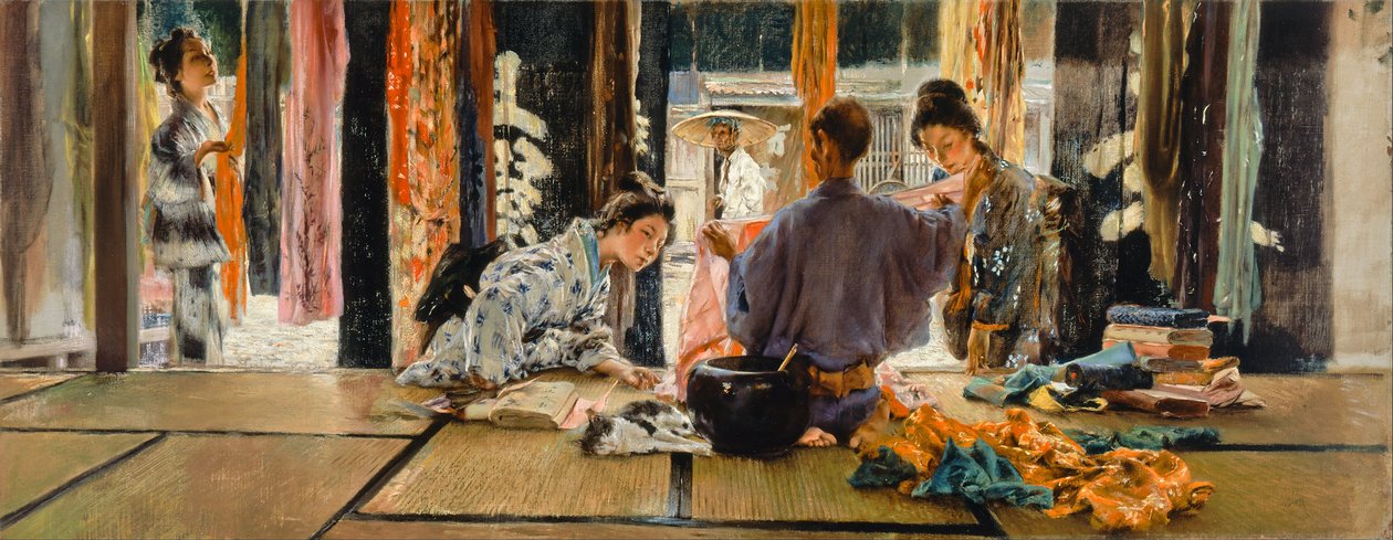 Kupiec Jedwabiu, Japonia autorstwa Robert Frederick Blum