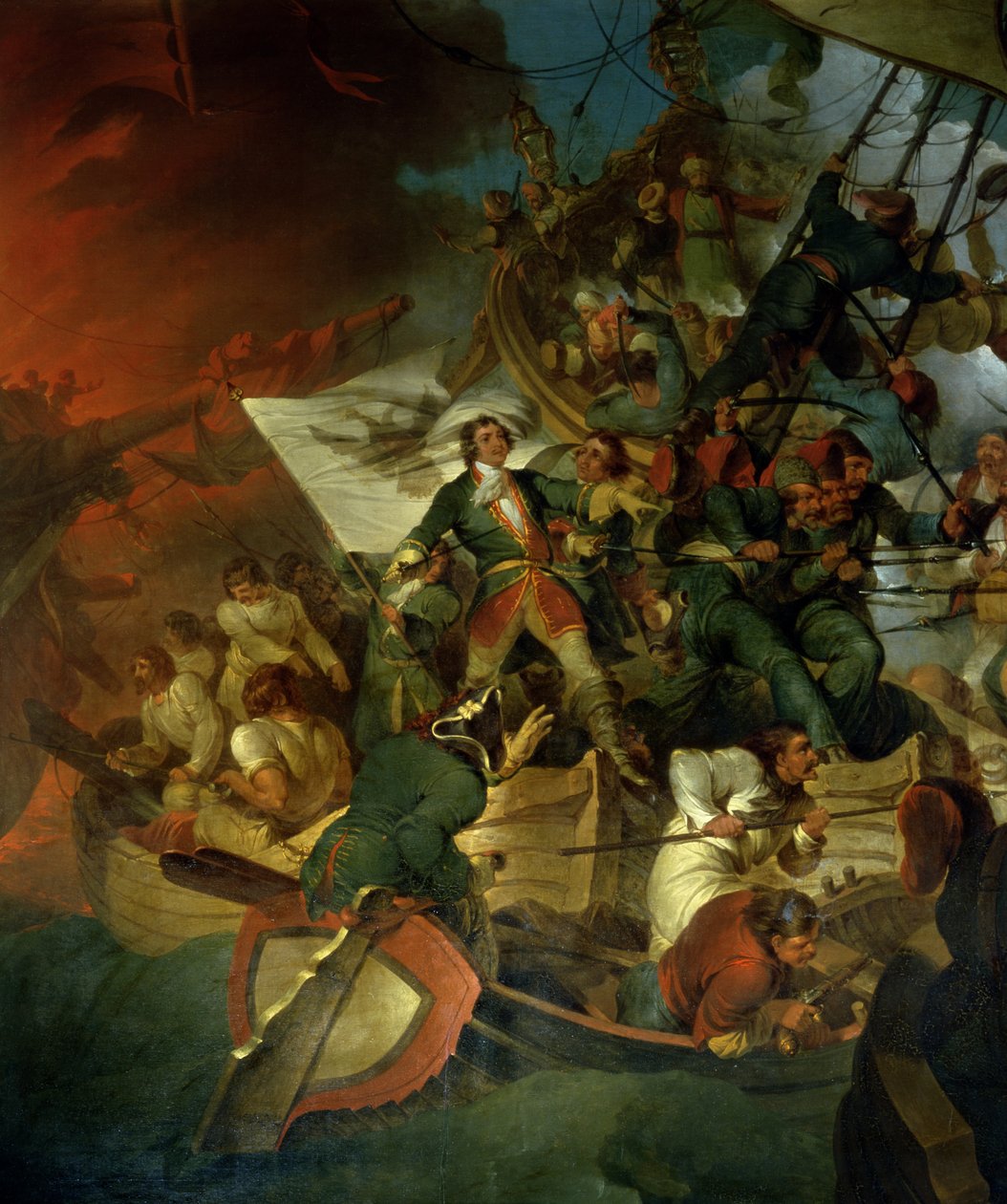 Zdobycie Azowa, 18 maja 1696 r. autorstwa Robert Kerr Porter