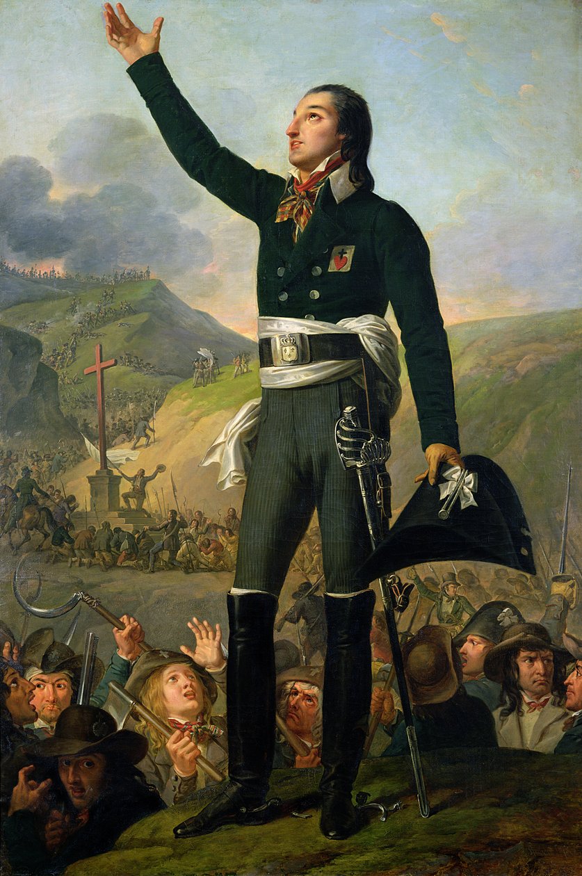 Portret Louis-Marie de Salgues (1766-93) markiz de Lescure, 1818 autorstwa Robert Lefevre