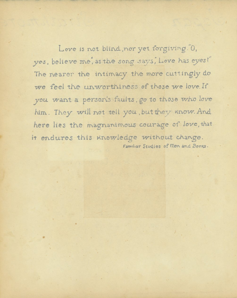 Cytat Roberta Louisa Stevensona z Familiar Studies of Men and Books autorstwa Robert Louis Stevenson
