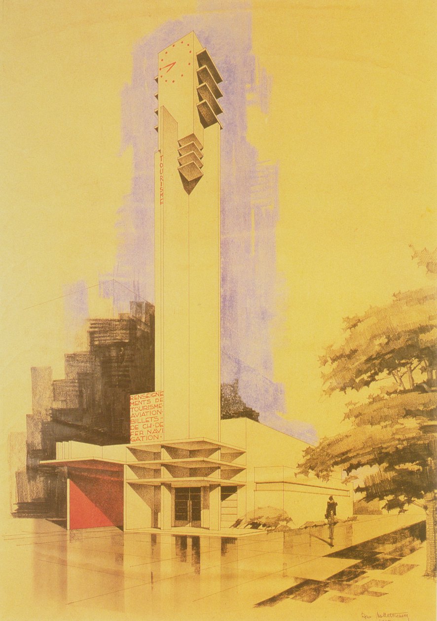 Pawilon Informacji i Turystyki, 1925 autorstwa Robert Mallet Stevens