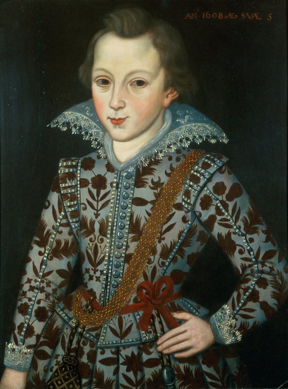 Portret chłopca w wieku pięciu lat autorstwa Robert Peake