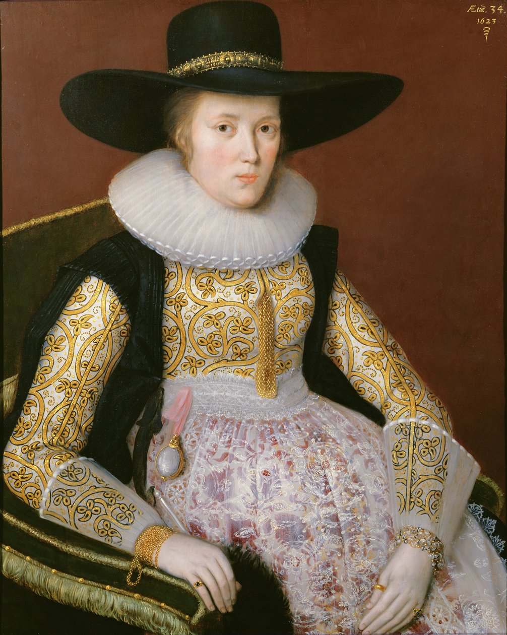 Nieznana dama, 1623 autorstwa Robert Peake