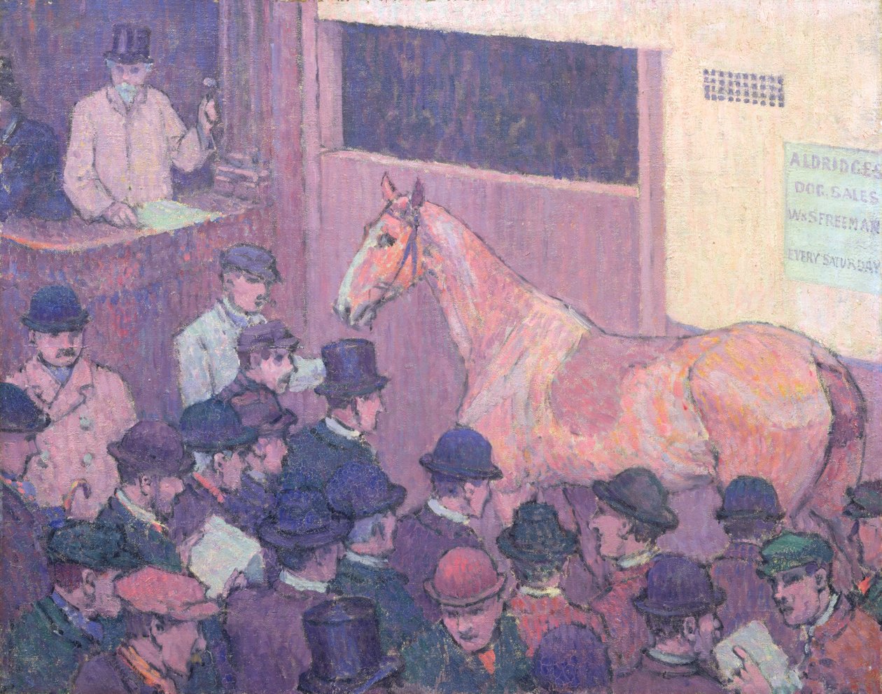 Cisza z wszystkimi uciążliwościami drogowymi, ok. 1912 r. autorstwa Robert Polhill Bevan
