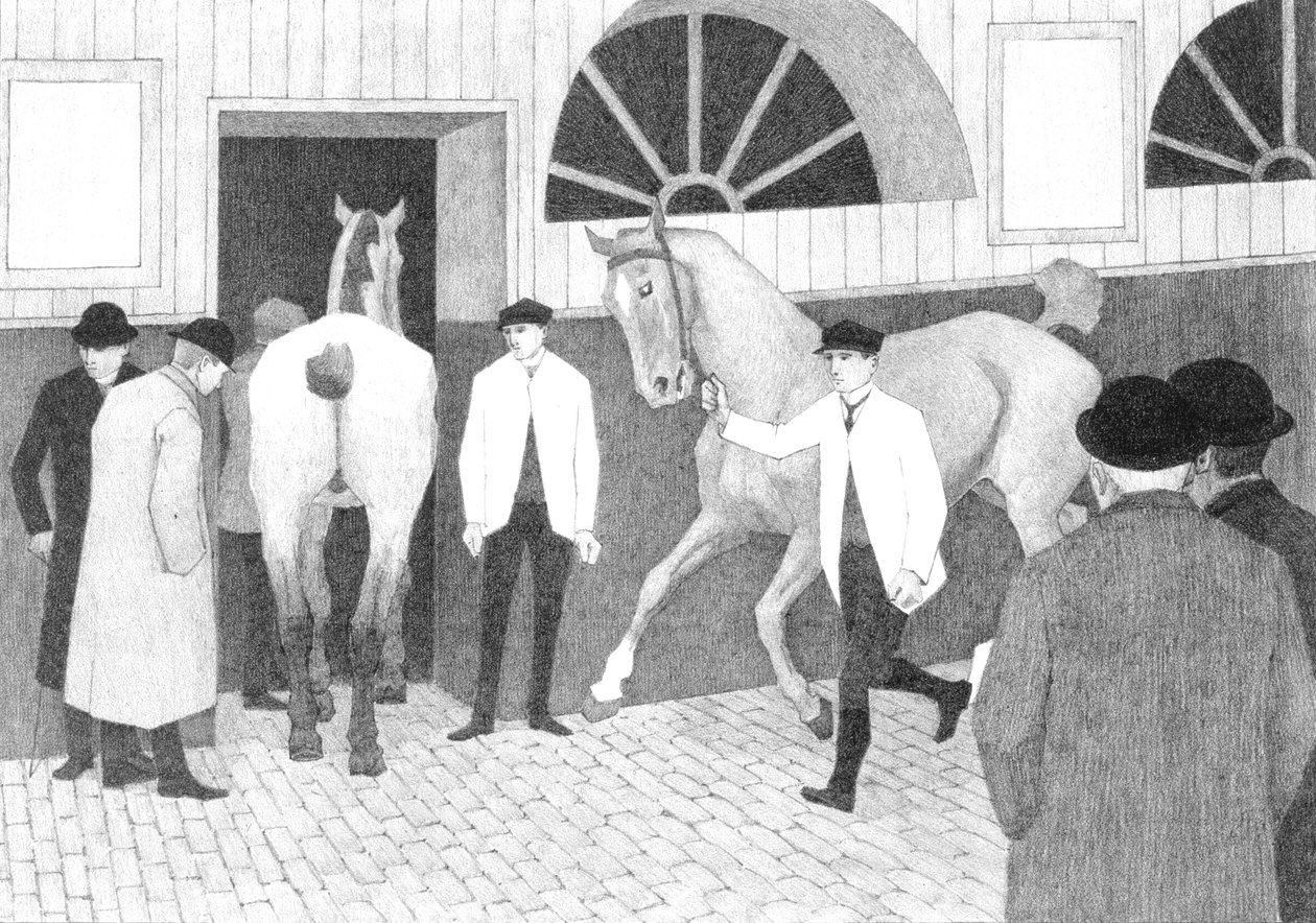 Targ Koni (Barbakan nr 1) 1920 autorstwa Robert Polhill Bevan
