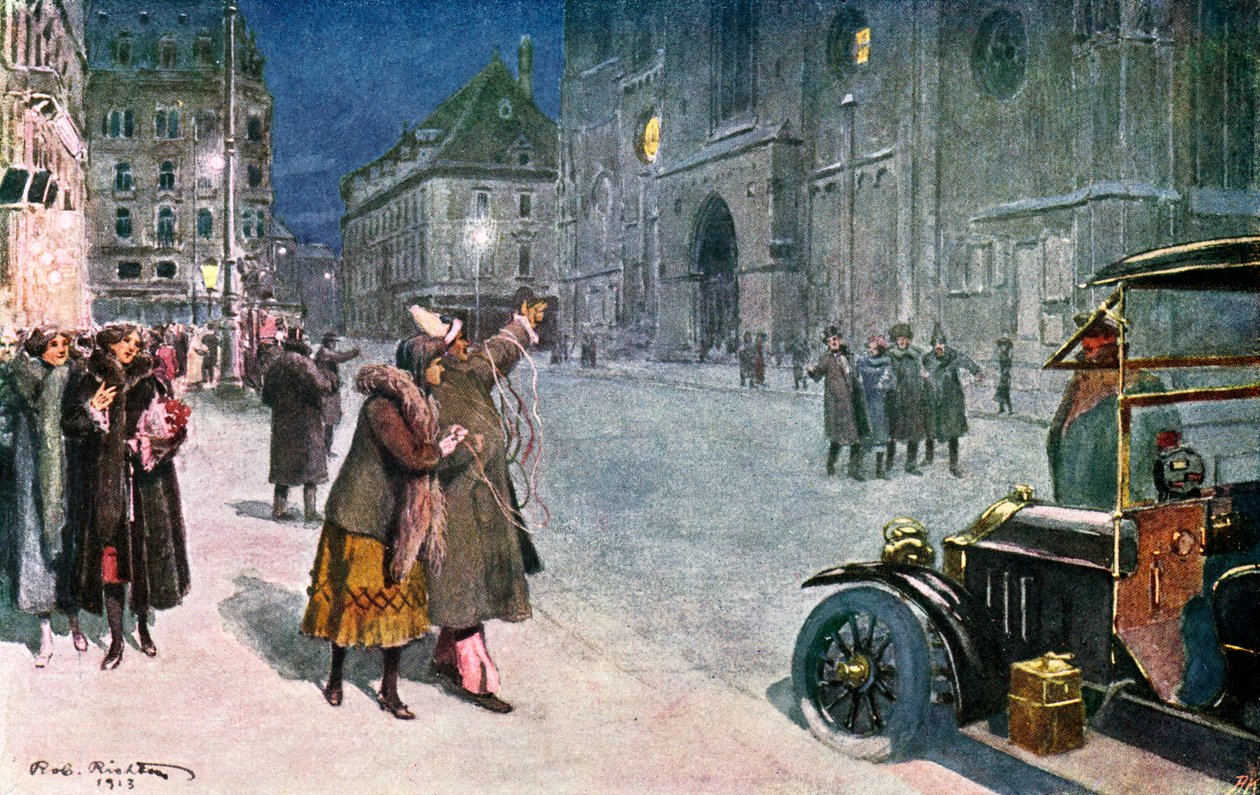 WIEDEŃ - STEPHANSPLATZ by autorstwa Robert Richter