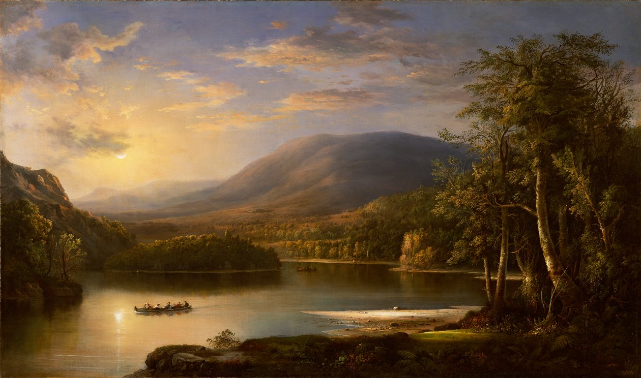 Wyspa Ellens, Loch Katrine, 1871 autorstwa Robert Scott Duncanson