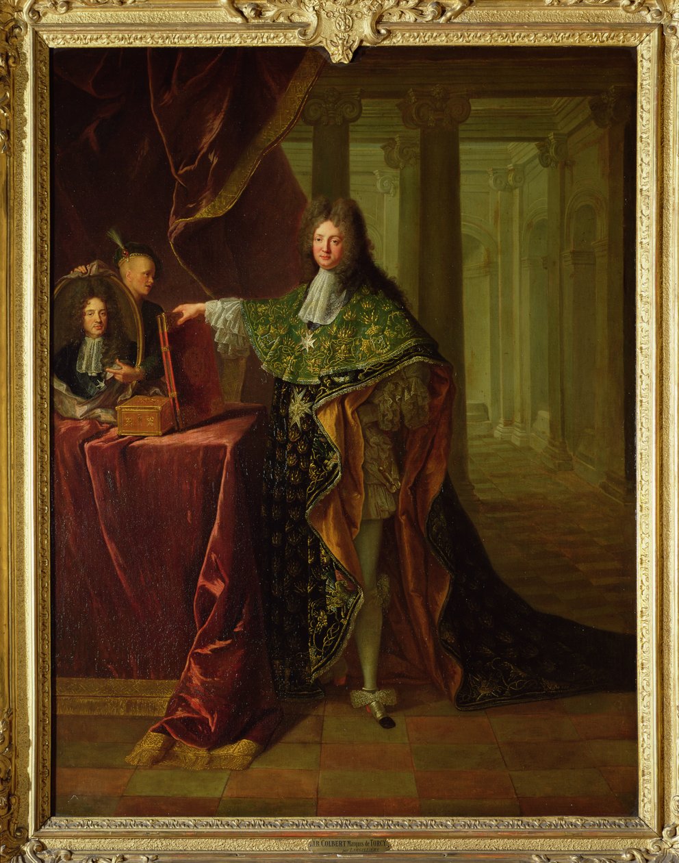 Portret Jean-Baptiste Colbert, markiz de Torcy (1655-1746) autorstwa Robert Tournieres